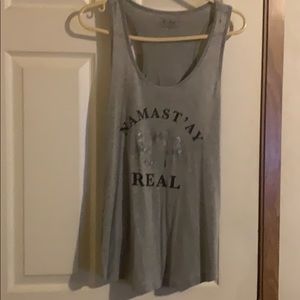 Women’s grey xl tank top